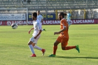 Paolo Regoli in campo nel match d'andata ad Olbia (foto SardegnaSport.it)