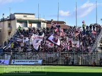 I tifosi dell'Arezzo al Melani il 21 gennaio 2018 (Ptsport)